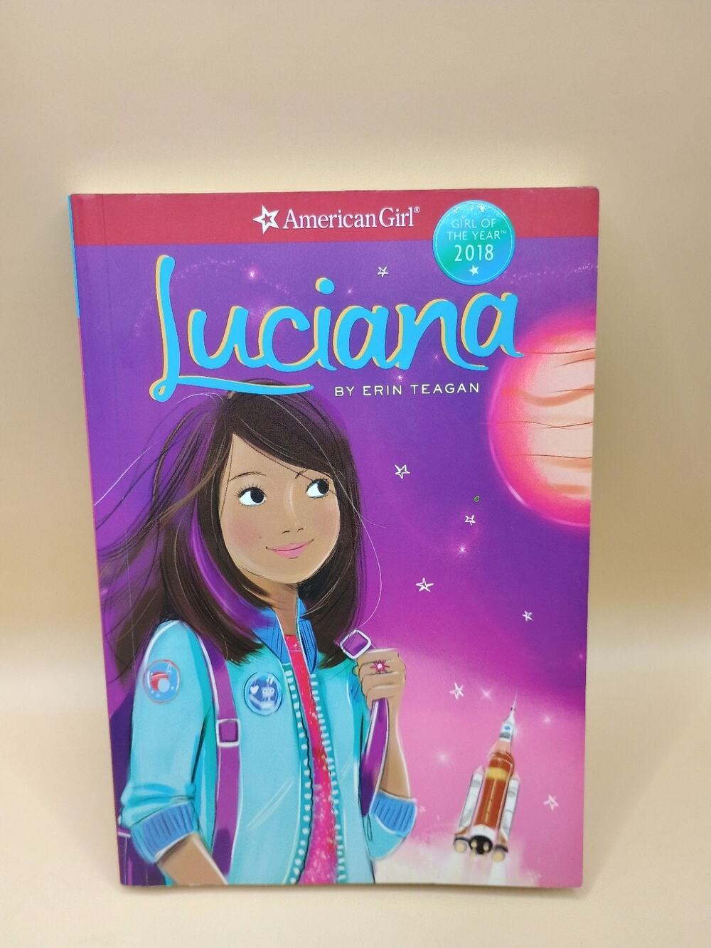 American Girl of the Year 2018 Luciana Vega Meet Astronaut Book by Erin Teagan